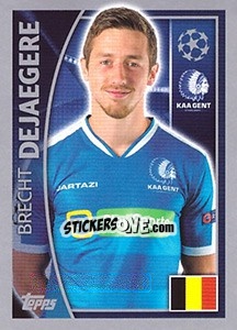 Sticker Brecht Dejaegere - UEFA Champions League 2015-2016 - Topps