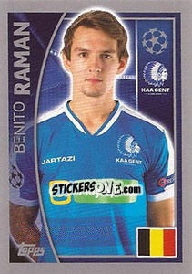 Sticker Benito Raman - UEFA Champions League 2015-2016 n. 547 - Topps