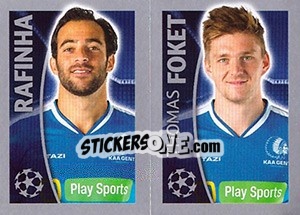 Sticker Rafinha / Thomas Foket - UEFA Champions League 2015-2016 n. 549 - Topps