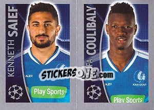 Cromo Kenneth Saief / Kalifa Coulibaly - UEFA Champions League 2015-2016 - Topps