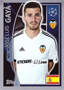 Sticker José Luis Gayà - UEFA Champions League 2015-2016 - Topps