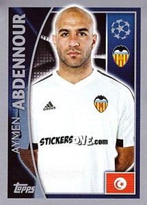 Sticker Aymen Abdennour - UEFA Champions League 2015-2016 n. 556 - Topps