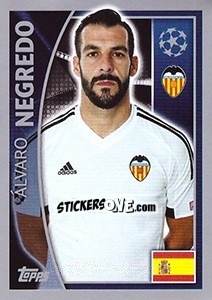 Sticker Álvaro Negredo - UEFA Champions League 2015-2016 - Topps