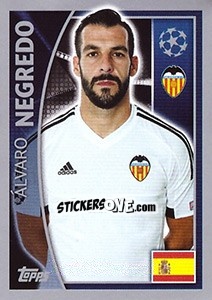 Sticker Álvaro Negredo - UEFA Champions League 2015-2016 n. 563 - Topps