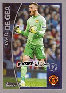Sticker David de Gea - UEFA Champions League 2015-2016 - Topps