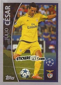 Sticker Júlio César - UEFA Champions League 2015-2016 - Topps