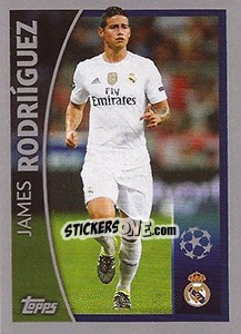 Sticker James Rodríguez - UEFA Champions League 2015-2016 n. 576 - Topps