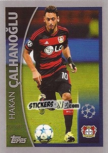 Sticker Hakan Çalhanoğlu - UEFA Champions League 2015-2016 n. 581 - Topps