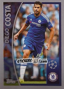 Sticker Diego Costa - UEFA Champions League 2015-2016 - Topps