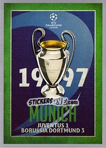 Sticker UEFA Champions League Final 1996-97