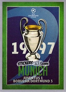 Sticker UEFA Champions League Final 1996-97 - UEFA Champions League 2015-2016 n. 589 - Topps