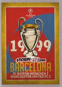Sticker UEFA Champions League Final 1998-99