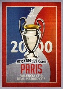 Sticker UEFA Champions League Final 1999-2000