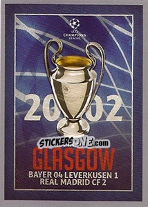 Cromo UEFA Champions League Final 2001-02 - UEFA Champions League 2015-2016 - Topps