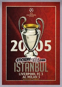 Cromo UEFA Champions League Final 2004-05