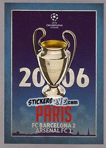 Cromo UEFA Champions League Final 2005-06