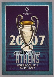 Sticker UEFA Champions League Final 2006-07 - UEFA Champions League 2015-2016 n. 599 - Topps