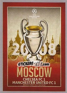Sticker UEFA Champions League Final 2007-08