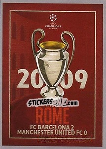 Cromo UEFA Champions League Final 2008-09