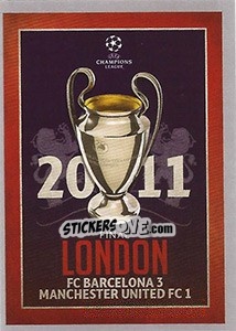 Sticker UEFA Champions League Final 2010-11