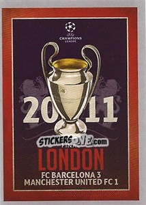 Cromo UEFA Champions League Final 2010-11 - UEFA Champions League 2015-2016 - Topps