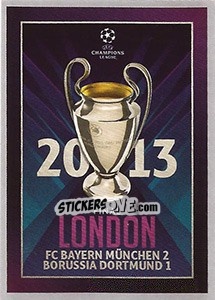 Sticker UEFA Champions League Final 2012-13 - UEFA Champions League 2015-2016 - Topps
