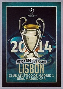 Sticker UEFA Champions League Final 2013-14 - UEFA Champions League 2015-2016 n. 606 - Topps