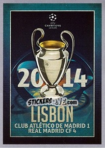 Cromo UEFA Champions League Final 2013-14 - UEFA Champions League 2015-2016 - Topps