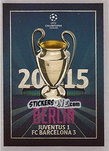 Sticker UEFA Champions League Final 2014-15 - UEFA Champions League 2015-2016 - Topps
