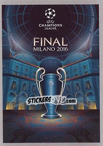 Sticker UEFA Champions League Final 2015-16 - UEFA Champions League 2015-2016 n. 608 - Topps