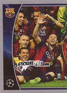 Figurina FC Barcelona 2014/15 - UEFA Champions League 2015-2016 - Topps