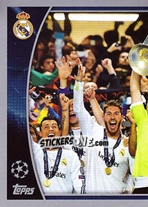 Sticker Real Madrid CF 2013/14 - UEFA Champions League 2015-2016 n. 611 - Topps