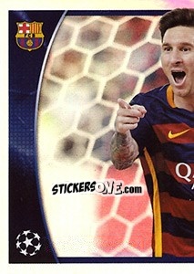 Figurina Lionel Messi - UEFA Champions League 2015-2016 - Topps