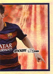 Sticker Lionel Messi - UEFA Champions League 2015-2016 n. 615 - Topps