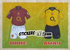 Figurina The Kits (a/b) - Premier League Inglese 2005-2006 - Merlin