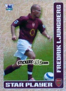 Sticker Fredrik Ljungberg (Star Player) - Premier League Inglese 2005-2006 n. 7 - Merlin