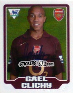 Figurina Gael Clichy - Premier League Inglese 2005-2006 - Merlin