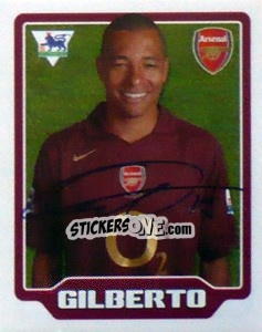 Sticker Gilberto Silva - Premier League Inglese 2005-2006 n. 20 - Merlin
