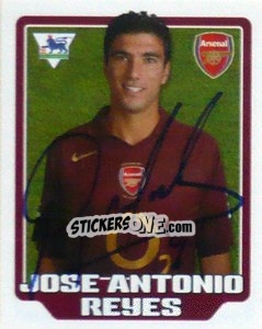 Sticker Jose Antonio Reyes - Premier League Inglese 2005-2006 n. 27 - Merlin