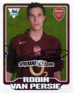 Sticker Robin van Persie - Premier League Inglese 2005-2006 n. 28 - Merlin