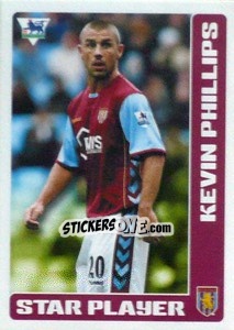 Sticker Kevin Phillips (Star Player) - Premier League Inglese 2005-2006 n. 33 - Merlin