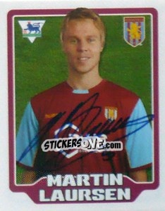 Figurina Martin Laursen - Premier League Inglese 2005-2006 - Merlin