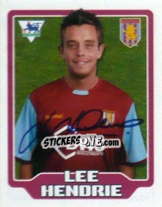 Figurina Lee Hendrie - Premier League Inglese 2005-2006 - Merlin