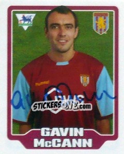 Figurina Gavin McCann - Premier League Inglese 2005-2006 - Merlin