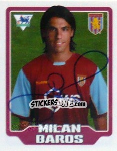 Sticker Milan Baros - Premier League Inglese 2005-2006 n. 52 - Merlin