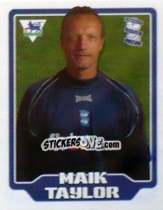 Figurina Maik Taylor - Premier League Inglese 2005-2006 - Merlin