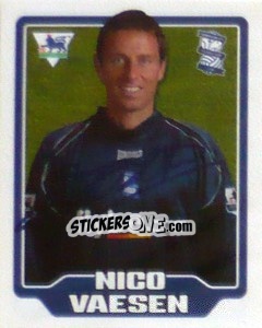 Sticker Nico Vaesen - Premier League Inglese 2005-2006 n. 61 - Merlin