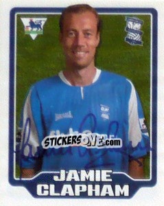 Sticker Jamie Clapham - Premier League Inglese 2005-2006 n. 62 - Merlin