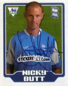 Figurina Nicky Butt - Premier League Inglese 2005-2006 - Merlin