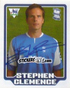 Figurina Stephen Clemence - Premier League Inglese 2005-2006 - Merlin